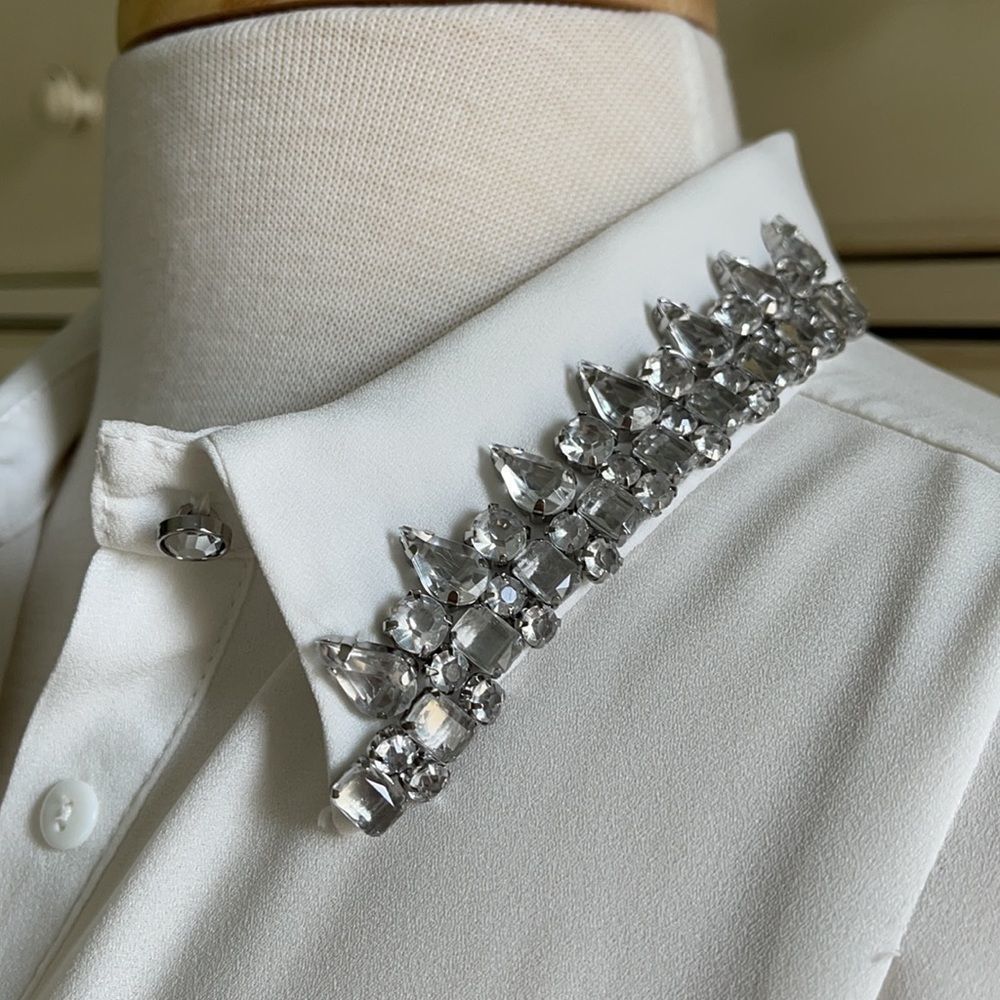 River Island sleeveless Button up Blouse SZ UK14 - Picture 2 of 6